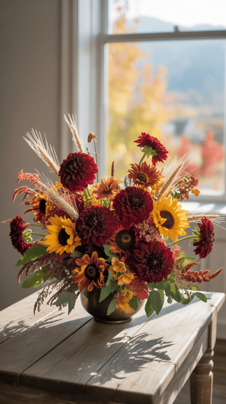 Floral Arrangements for Fall That Brought the Coziness In