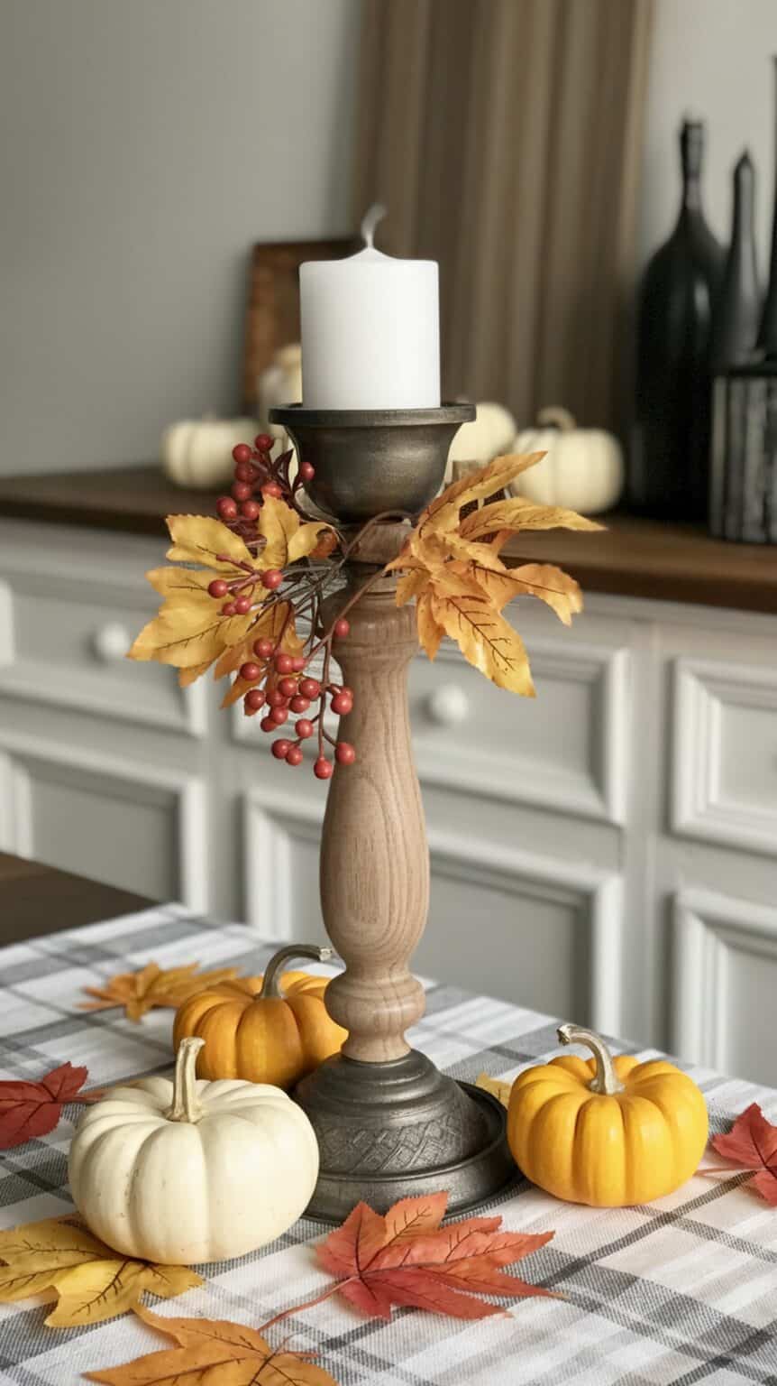 Candlesticks Pinterest Fall Candlesticks to Warm Up Your Seasonal Decor - Flowers Bouquet Ideas