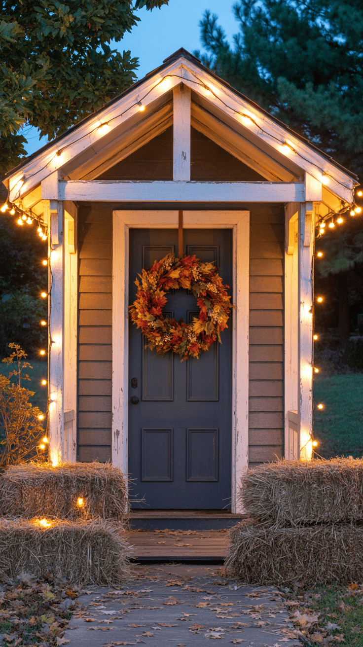 Fall Outdoor Wreaths for Front Door That Make a Statement - Flowers ...