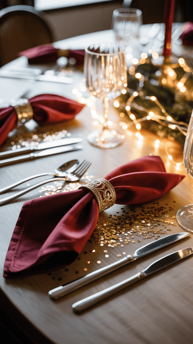 New Year Table Decorations for a Sparkling Celebration