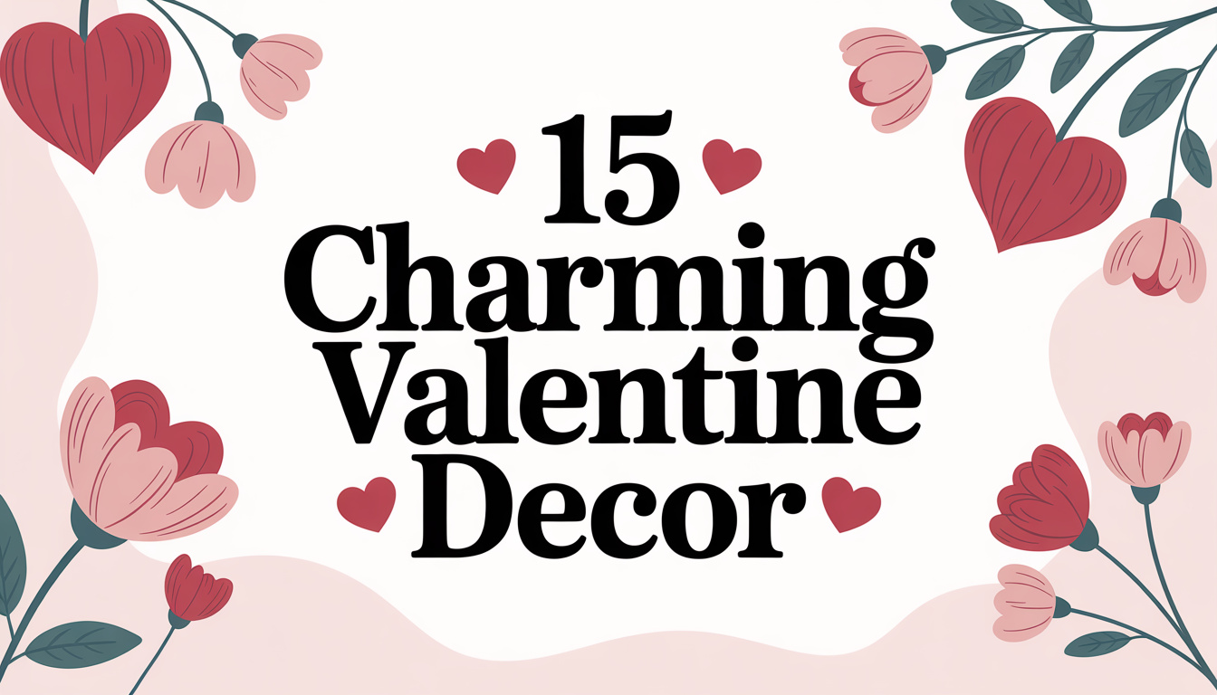 15 Charming Valentine Table Decorations for Busy Moms!