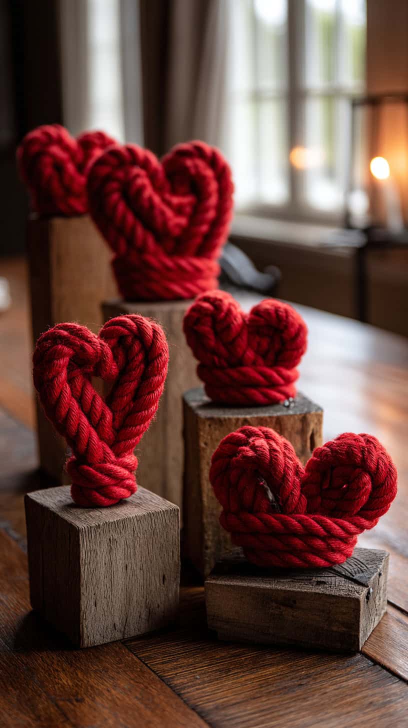 Red Rope Hearts