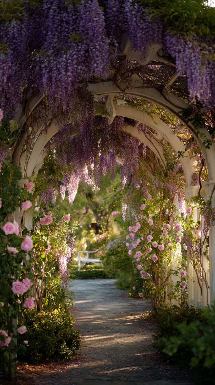 Arched Pergola Pathway - Image 2