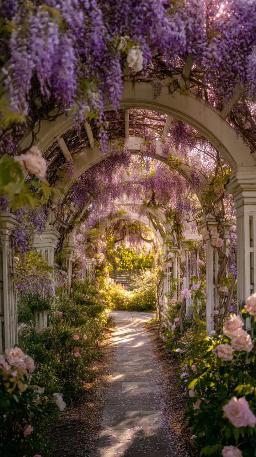 Arched Pergola Pathway - Image 1