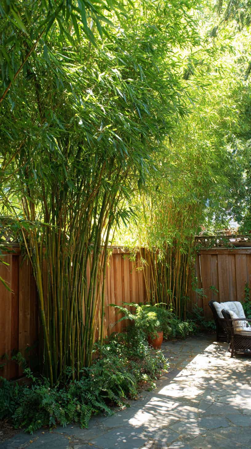 Bamboo Privacy Screen - Image 1