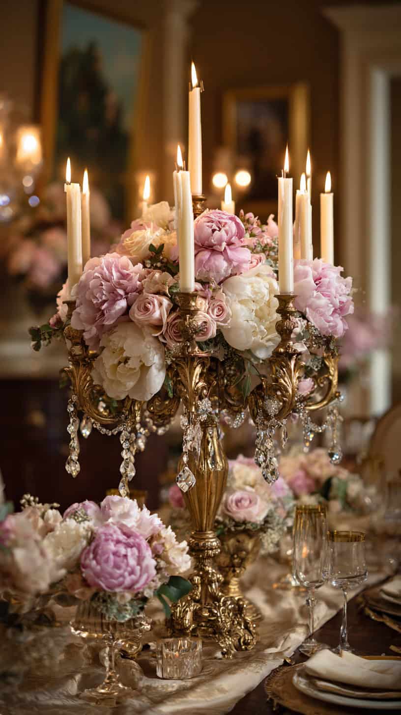 Baroque Gold Candelabra Drops - Image 1