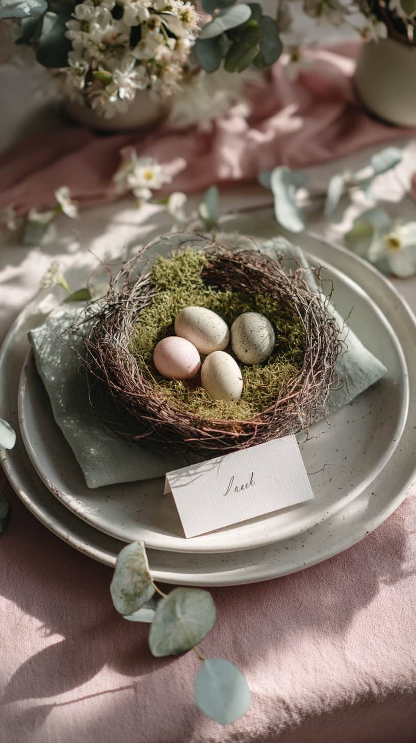 Bird Nest Place Markers - Image 1