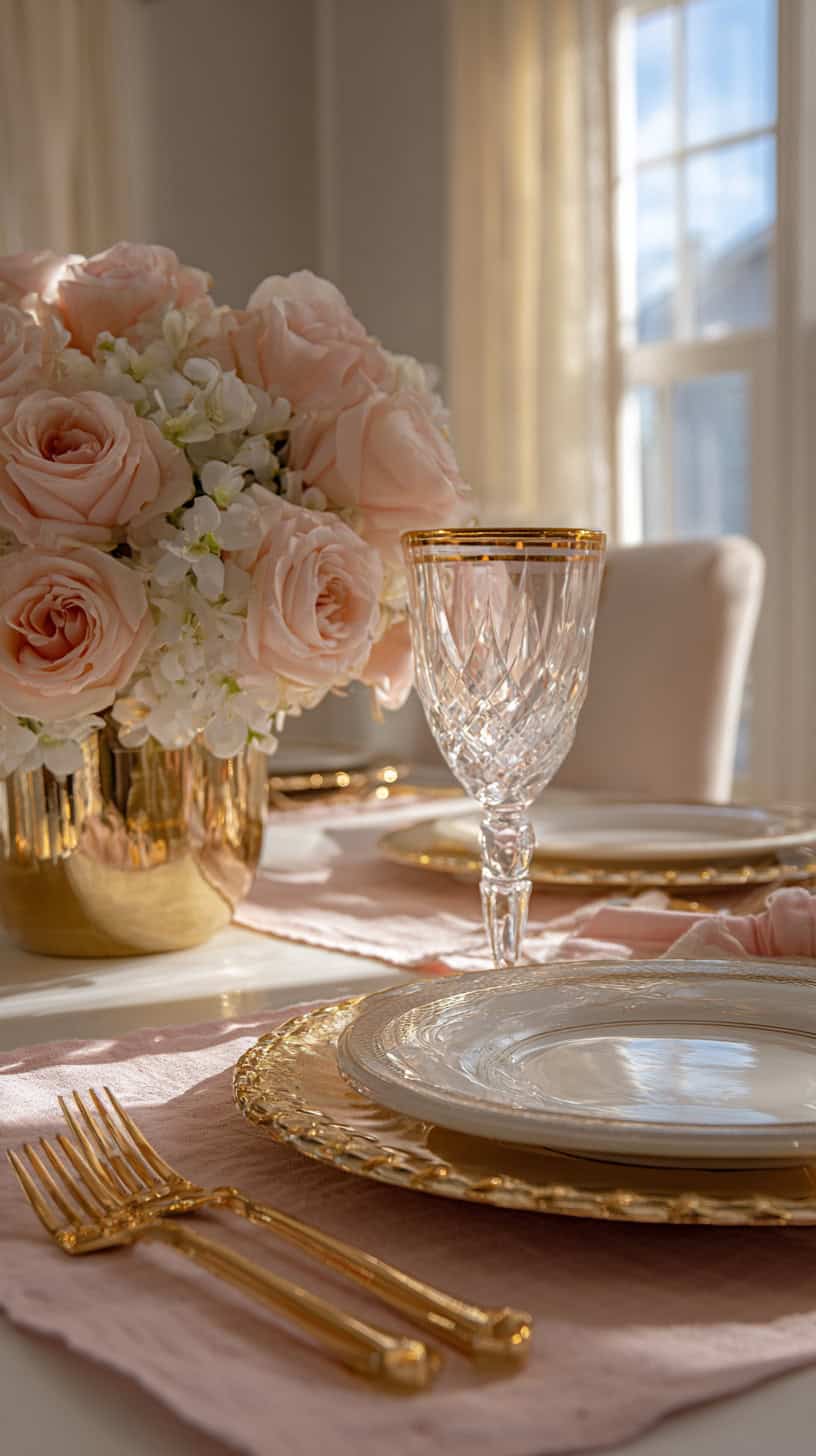 Blush Gold Airy Elegance - Image 1