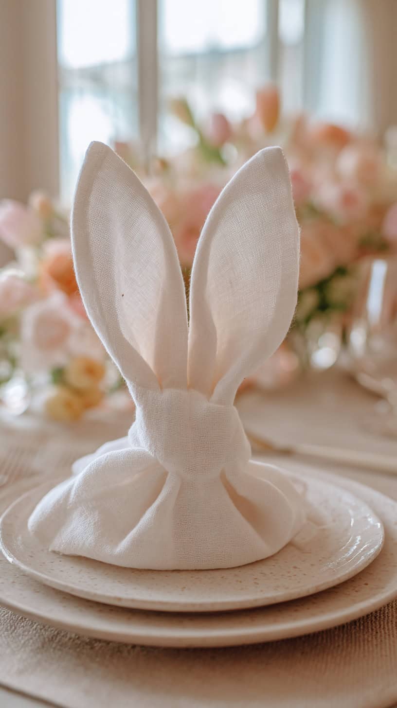 Bunny Napkin Folds - Image 2