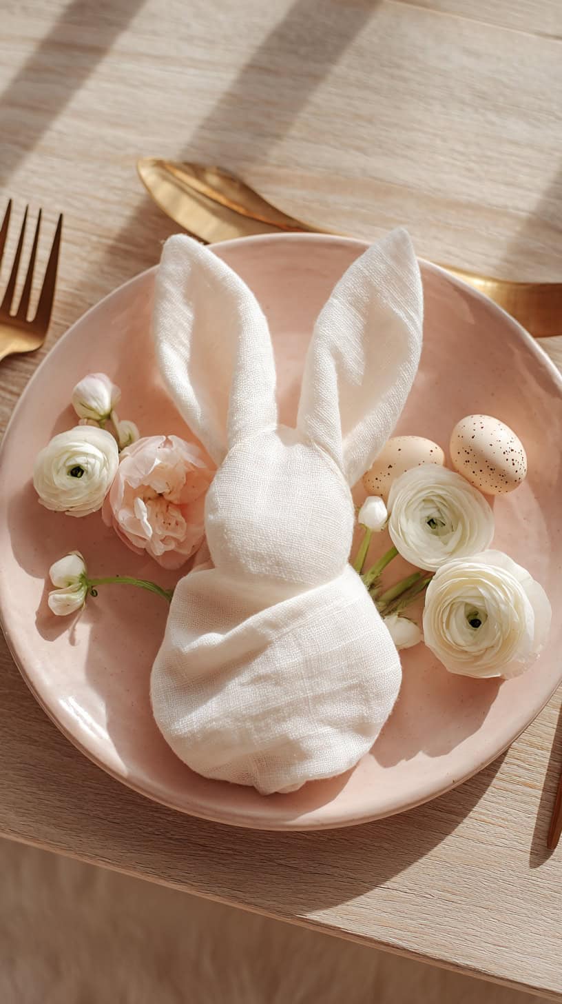 Bunny Napkin Folds - Image 2