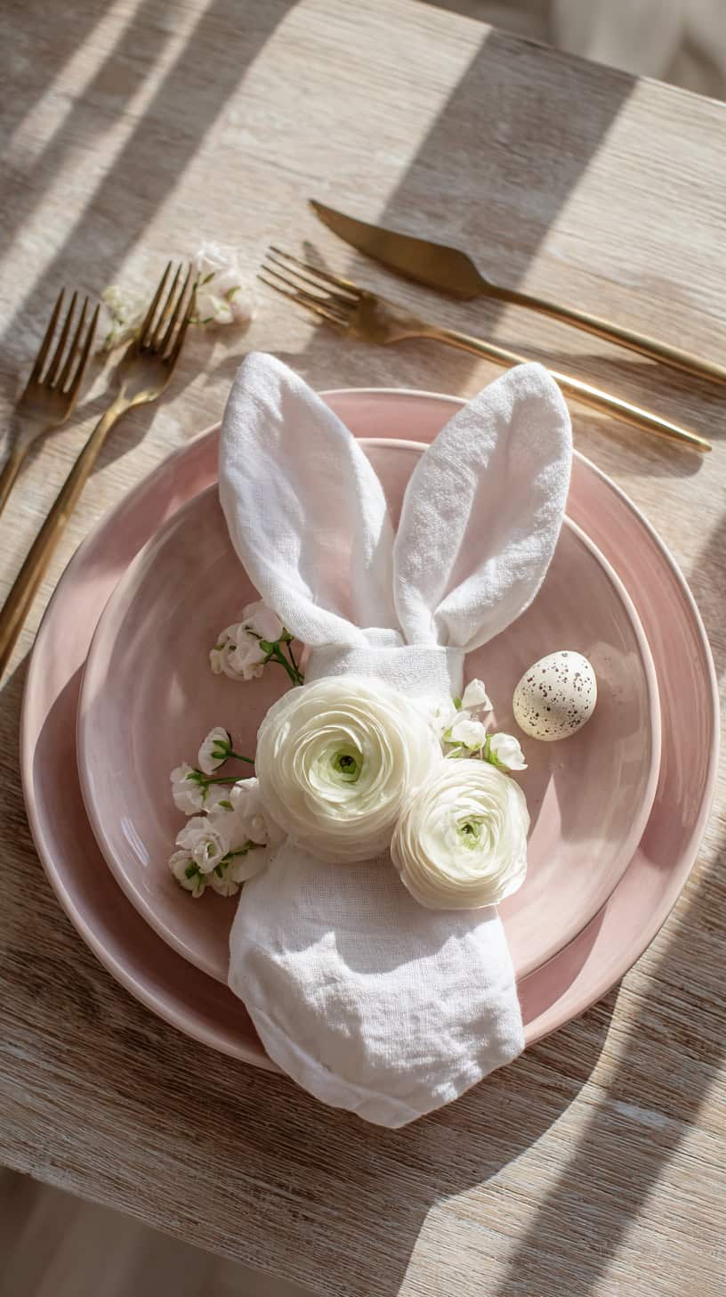 Bunny Napkin Folds - Image 1