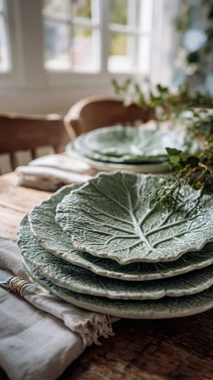 Cabbage Ware Plates - Image 2