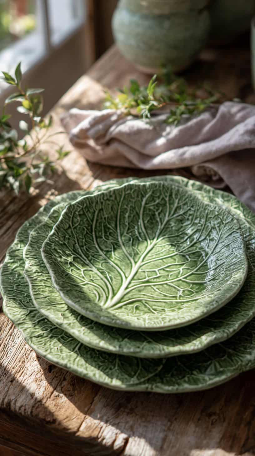 Cabbage Ware Plates - Image 1