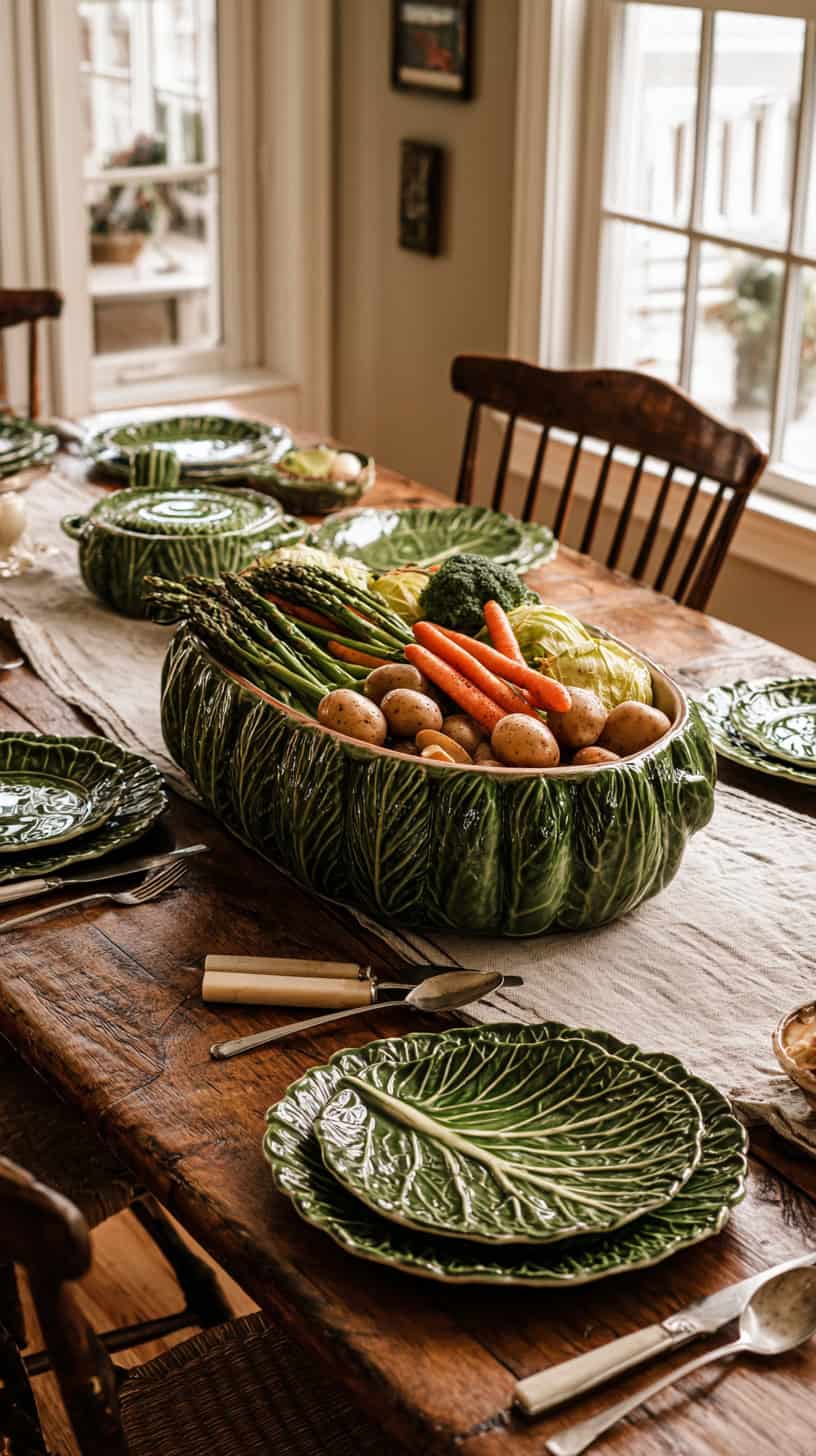 Family Dinner Ideas with Cabbage Design Kitchenware - Image 1