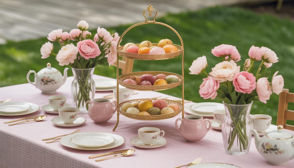 How To Style a Spring Tea Party Table with Effortless Charm - Flowers ...