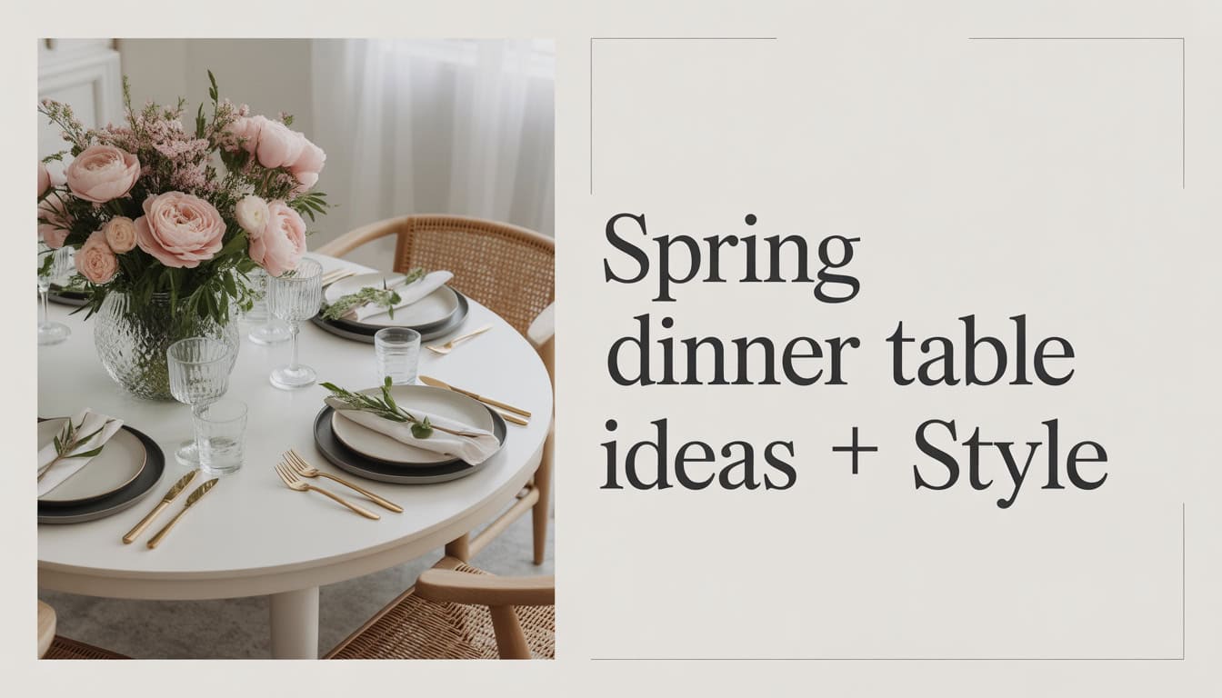 17 Spring Dinner Table Ideas for Hosting in Style