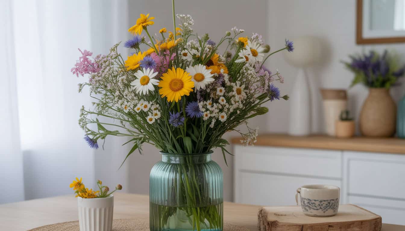 Wildflower Vase Arrangement Ideas for a Relaxed Spring Look