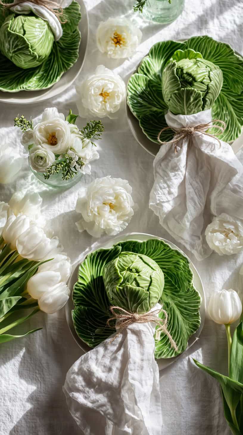 Fun Ways to Style Your Cabbage Dinner Set - Image 1