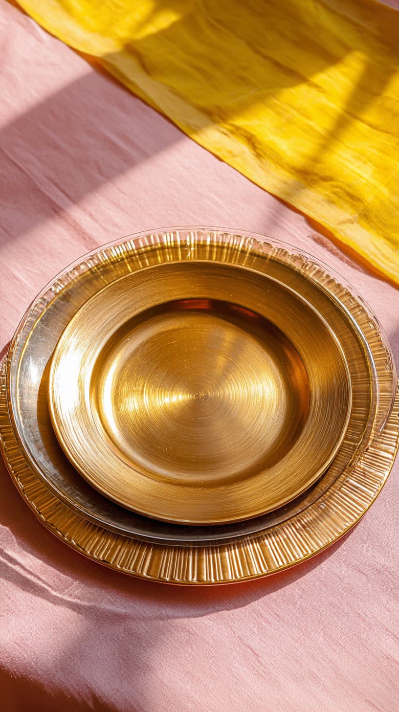 Gold Charger Plates - Image 1