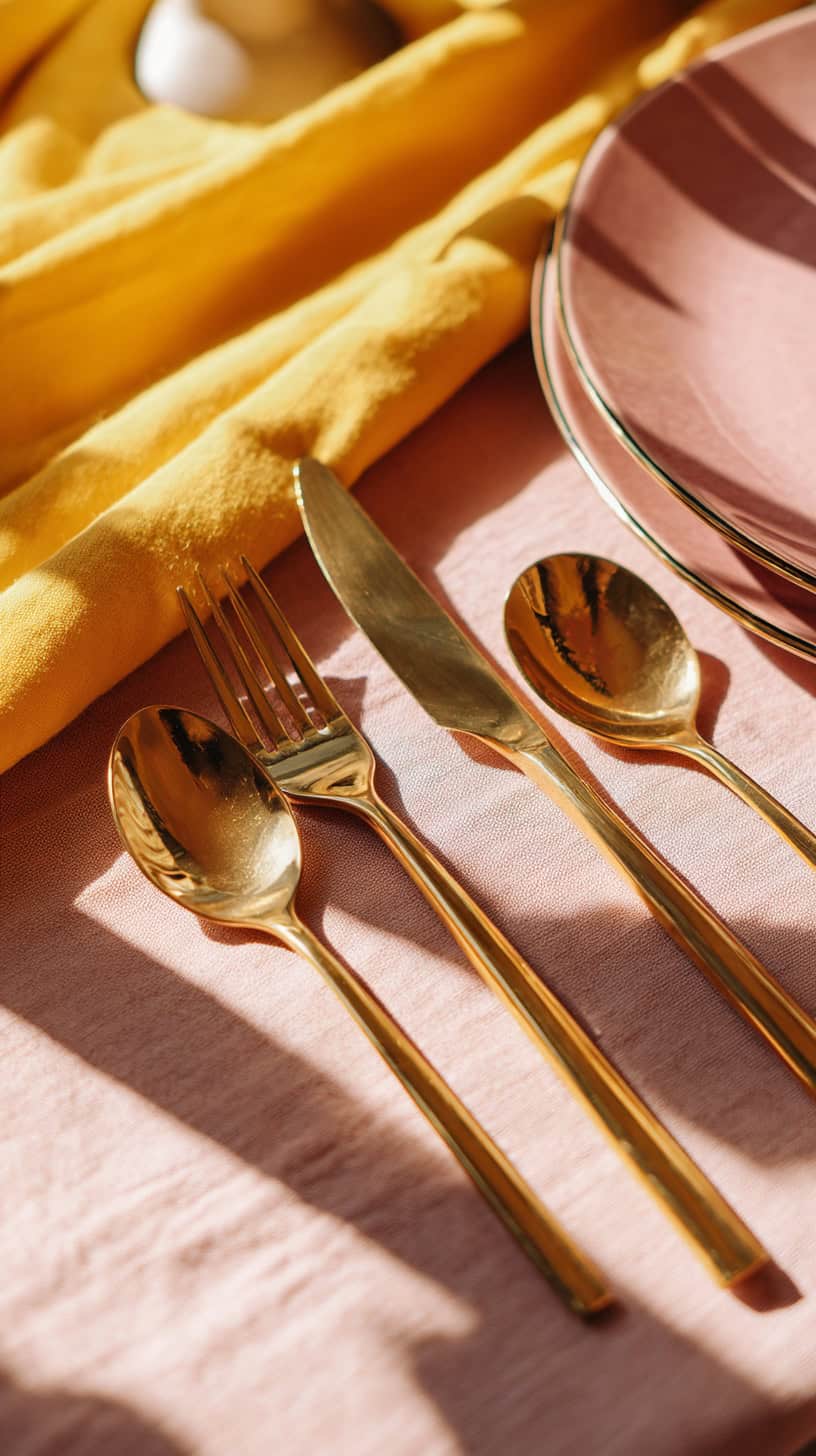 Golden Flatware Glow - Image 1