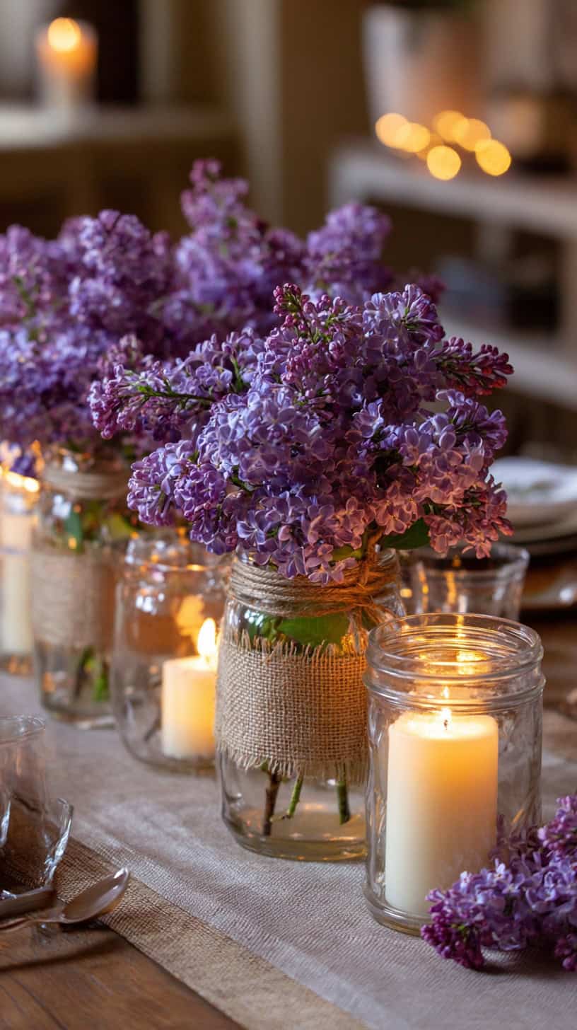Lilac and Linen Table Glow - Image 2