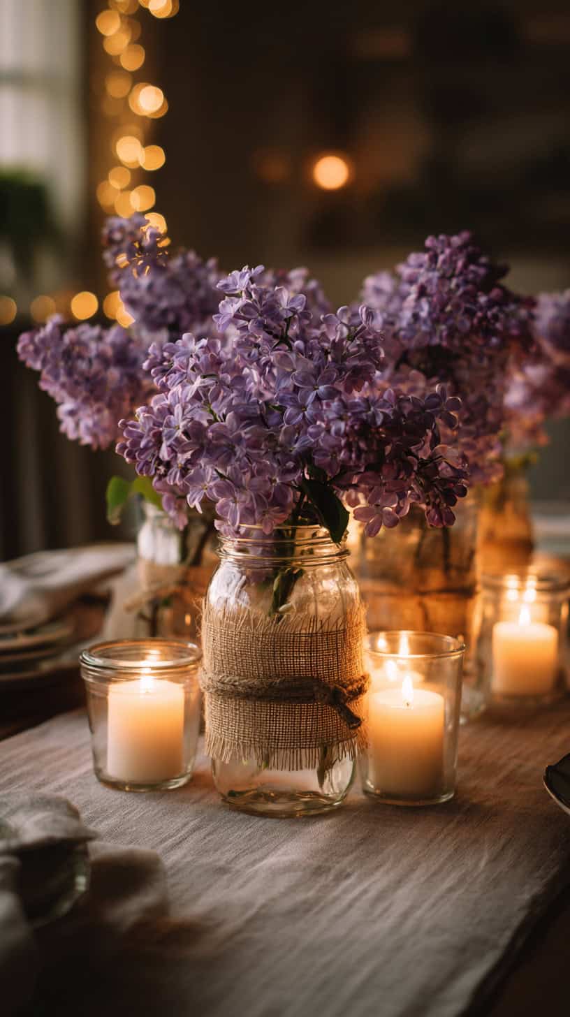 Lilac and Linen Table Glow - Image 1