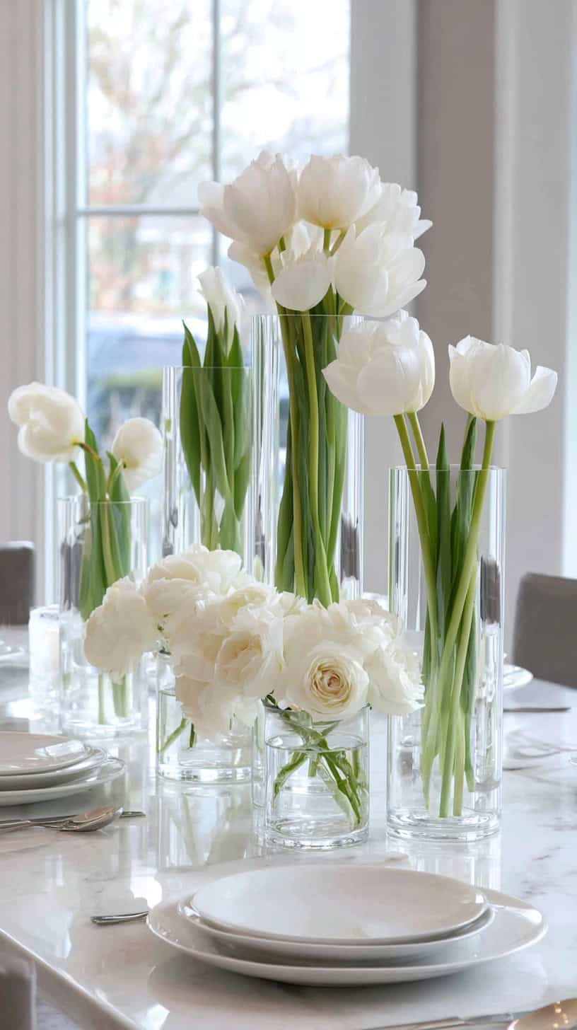 Modern Tulips and Roses - Image 1