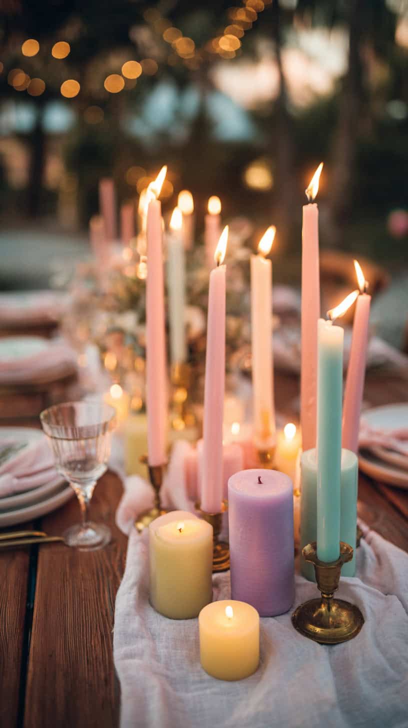 Pastel Candle Glow - Image 2