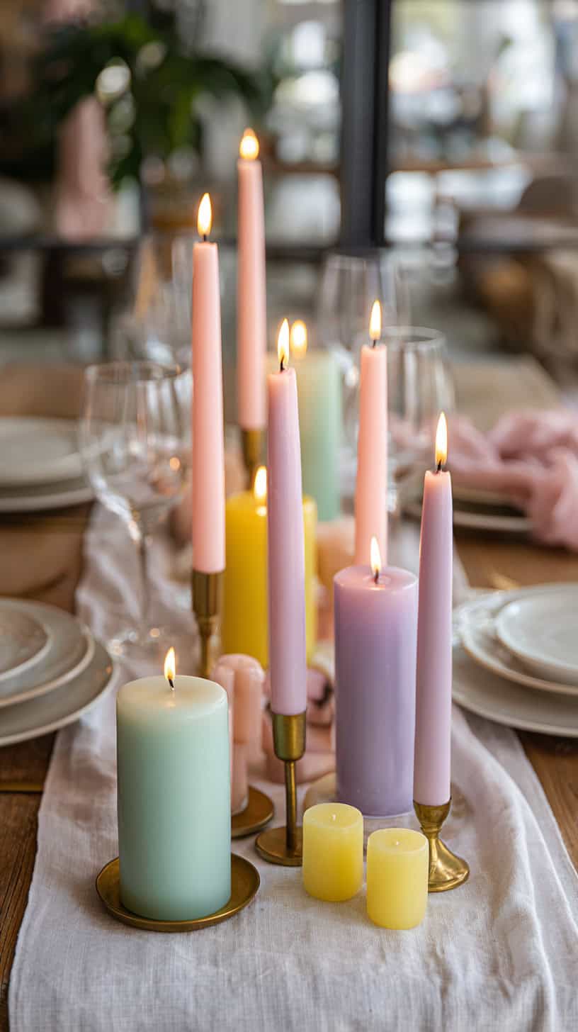 Pastel Candle Glow - Image 1