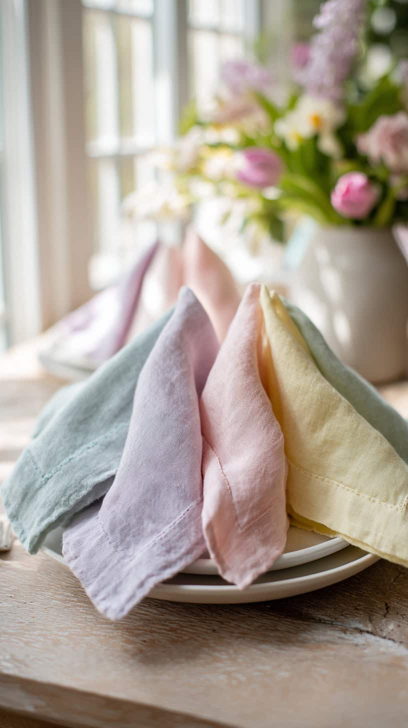 Pastel Linen Napkins - Image 2