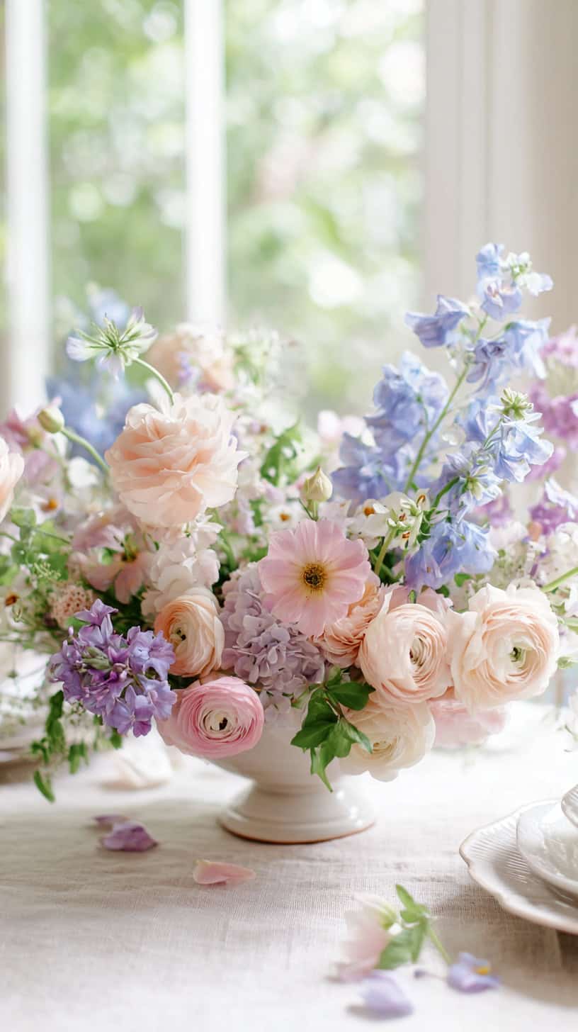 Pink Blue Pastel Delight - Image 2