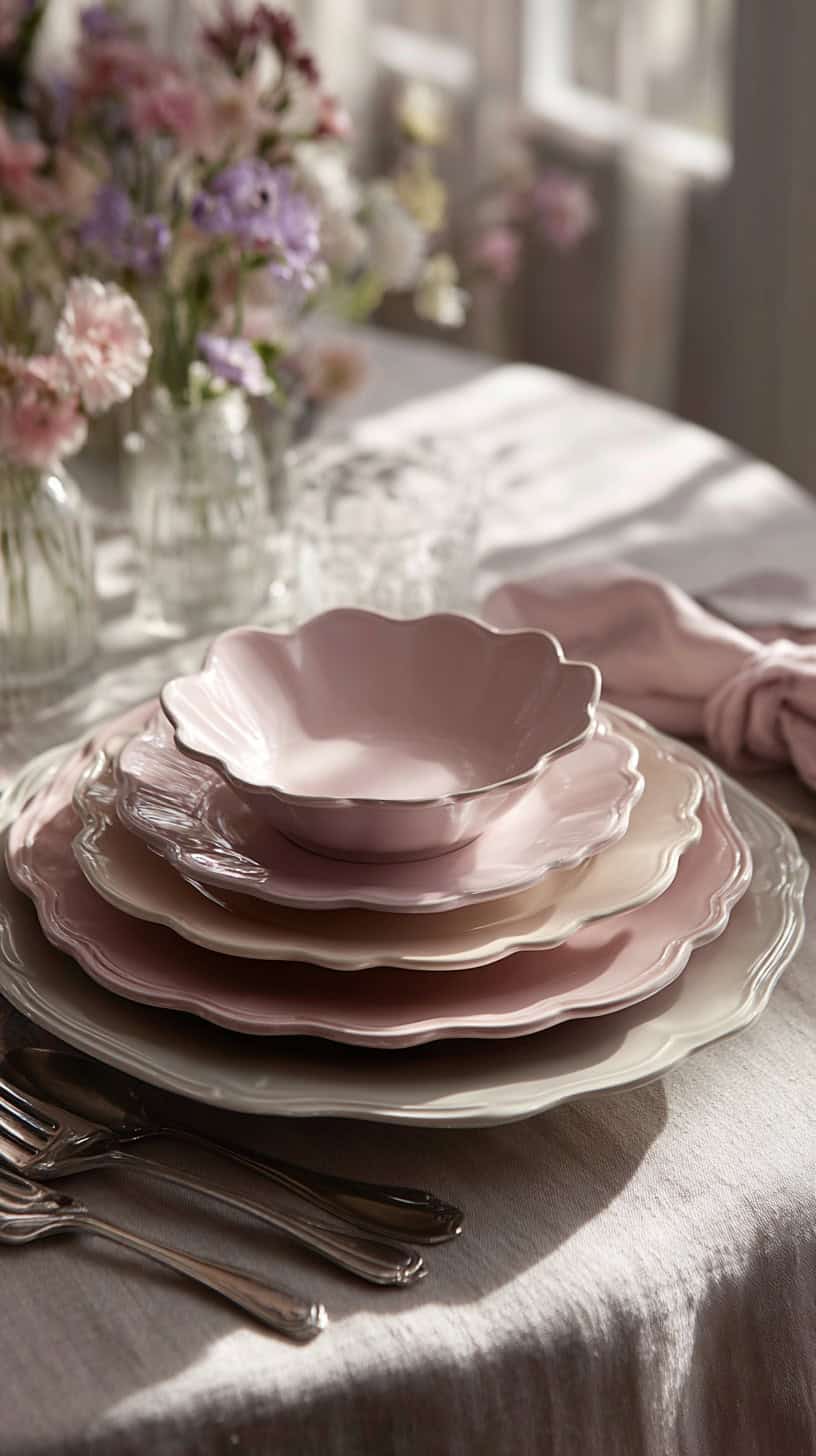 Playful Pink Scallop Layers - Image 2