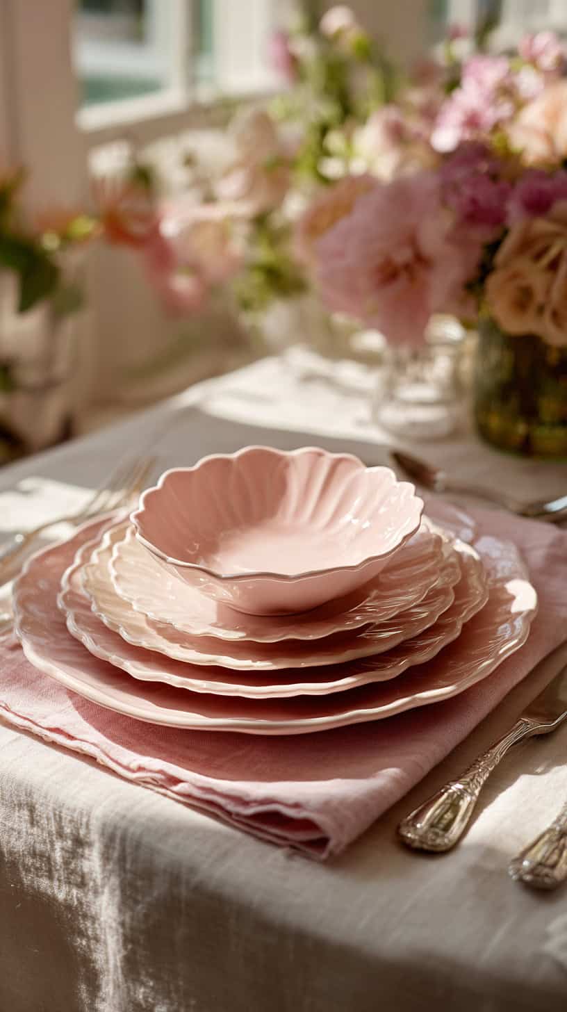 Playful Pink Scallop Layers - Image 1