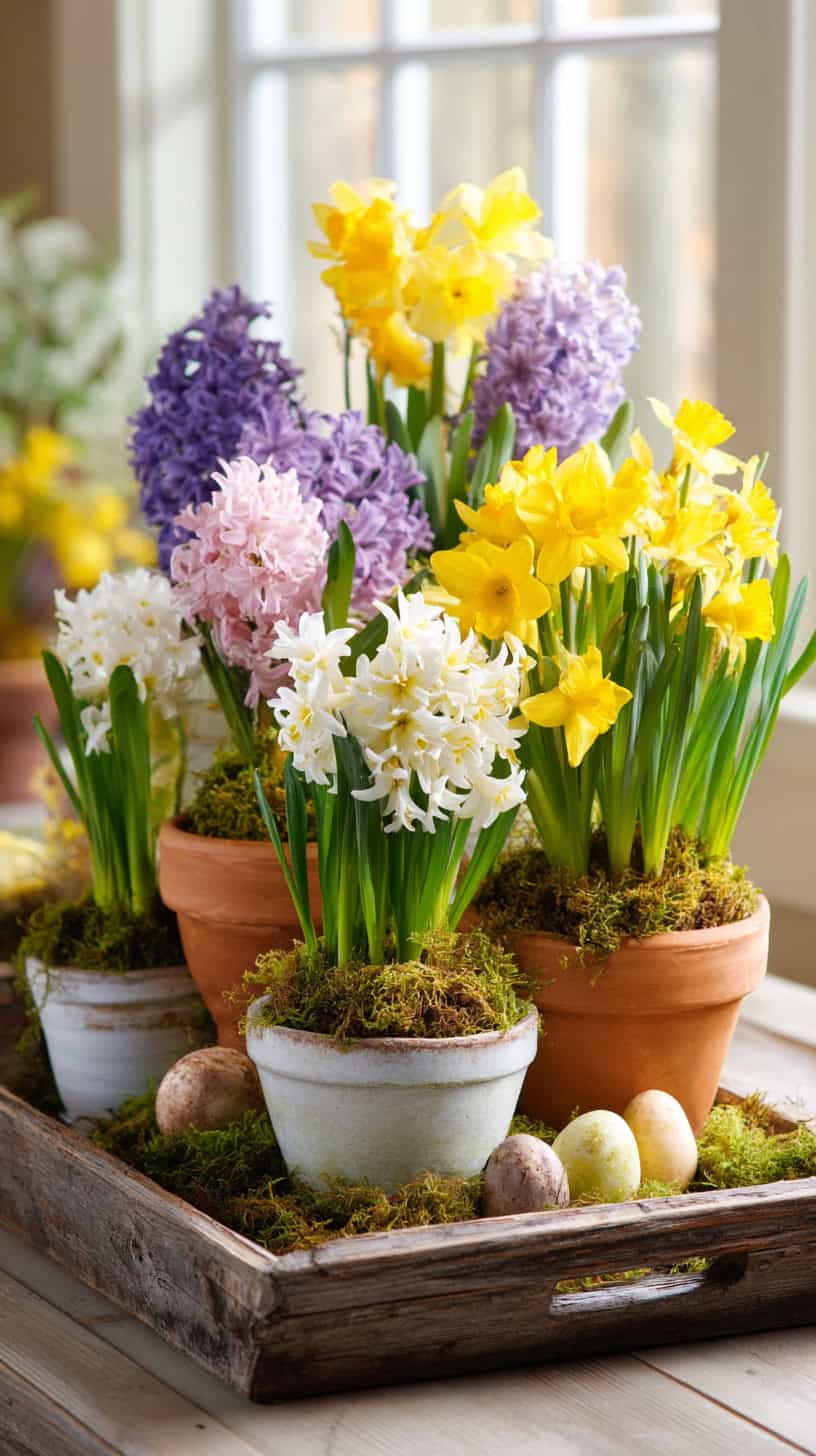 Potted Hyacinth Daffodil Bulbs - Image 2