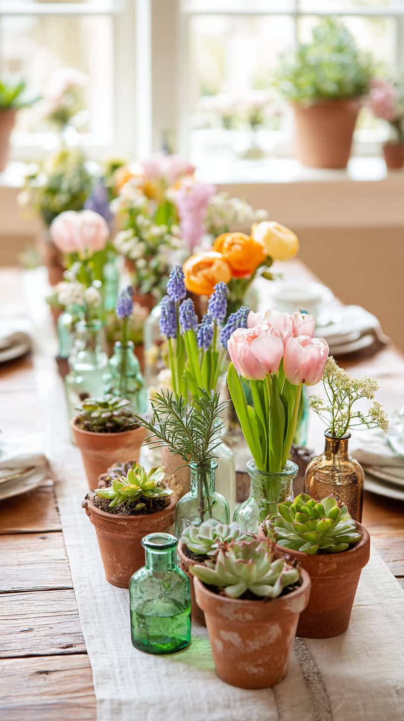 Potted Plants and Bud Vases - Image 1