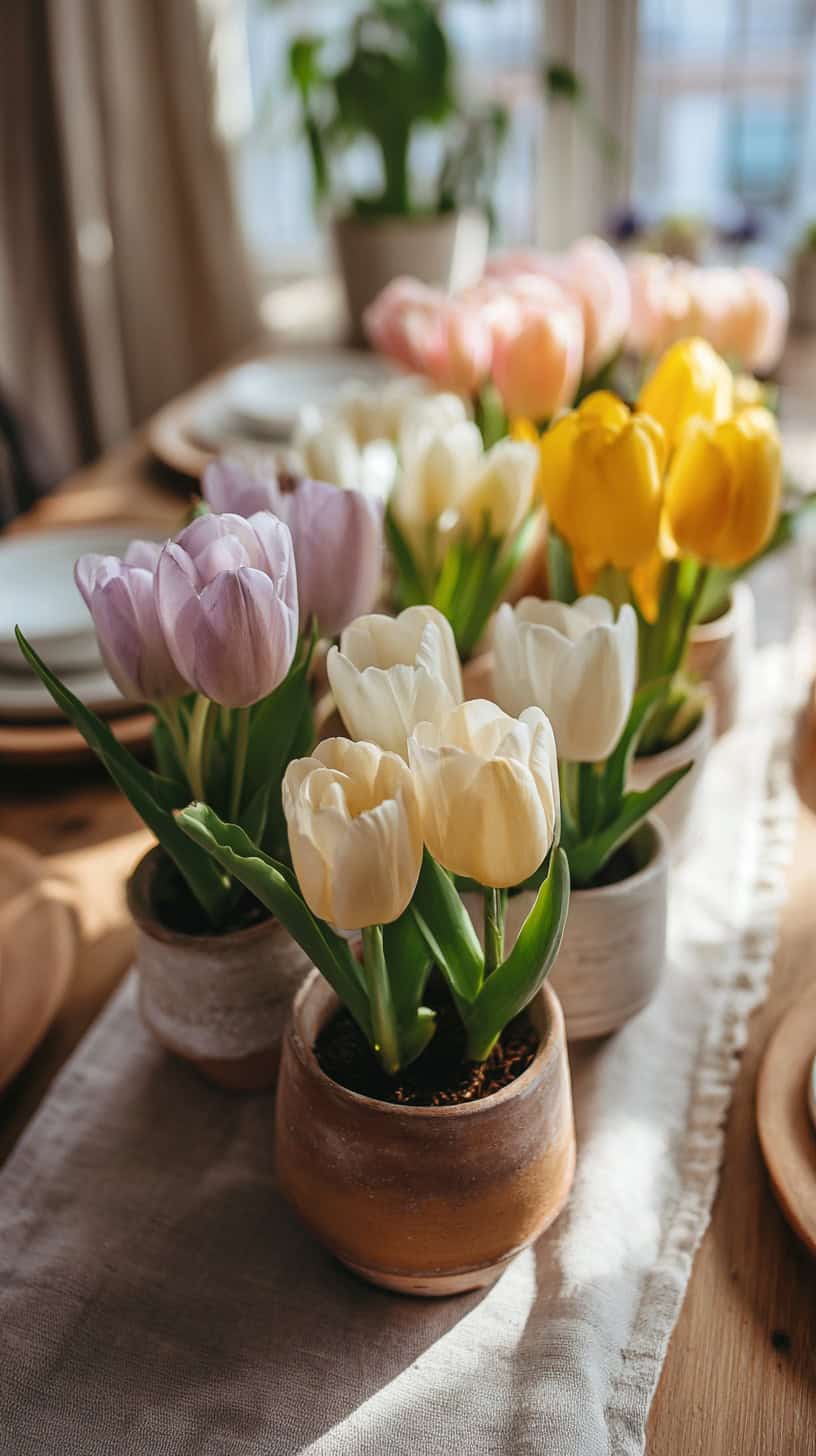 Potted Tulip Pots - Image 1
