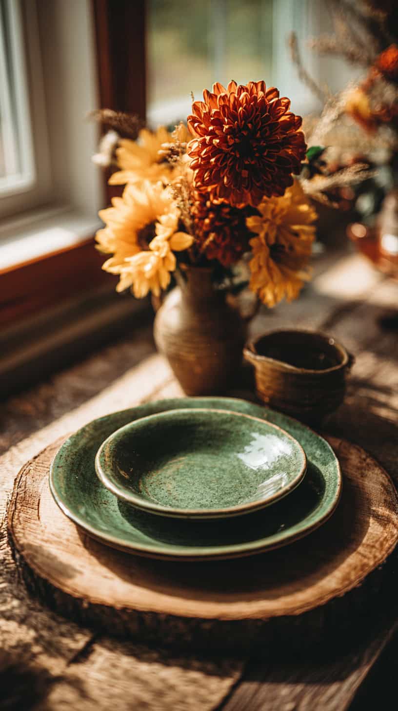 Rustic Wood Charger Base - Image 2