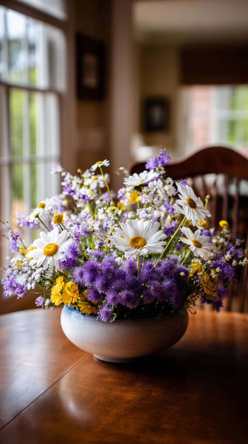 Short Vase Flower Arrangements for Tables - Image 2