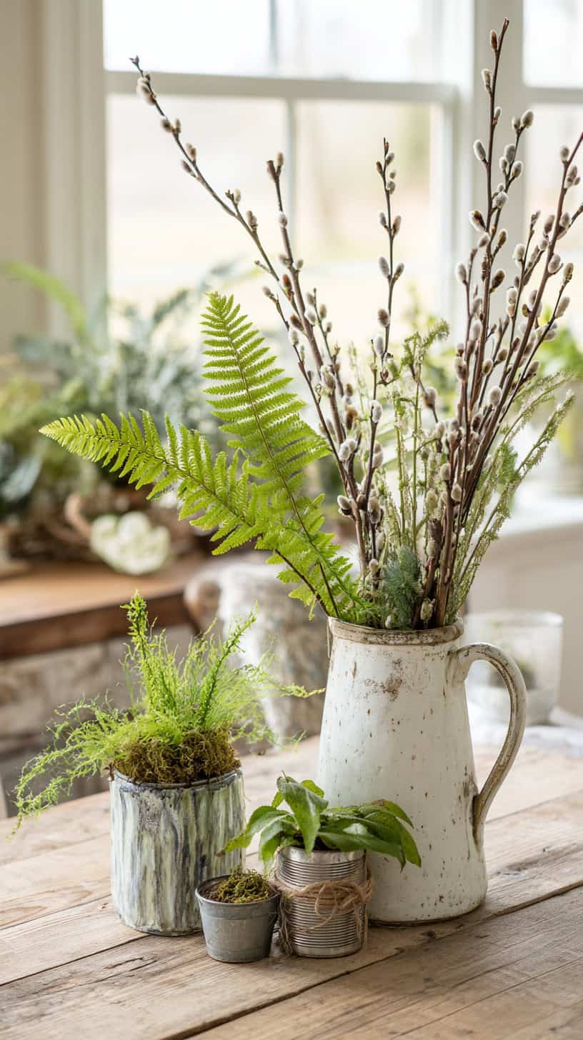 Spring Dining Room Table Decor Using Natural Elements - Image 1