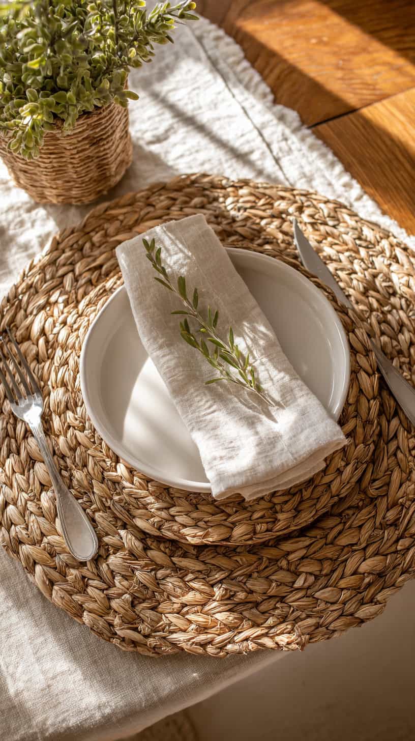 Woven Placemat Stack - Image 1