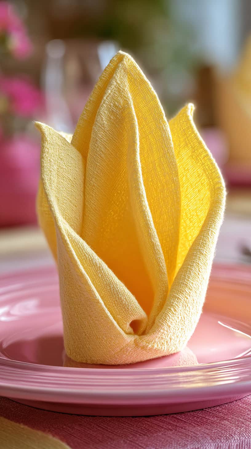 Yellow Butterfly Napkins - Image 1