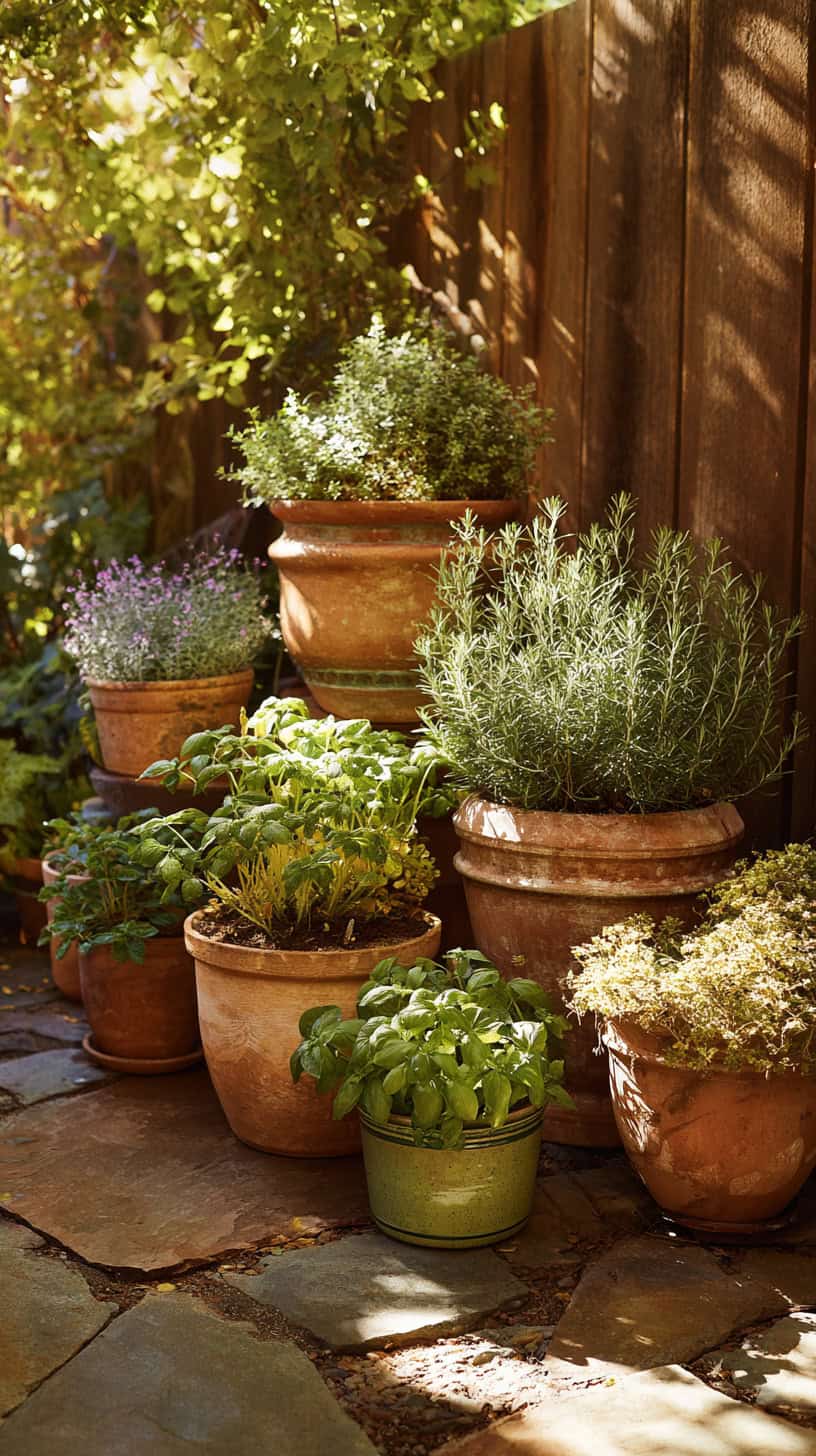 Backyard Pot Cluster - Image 1