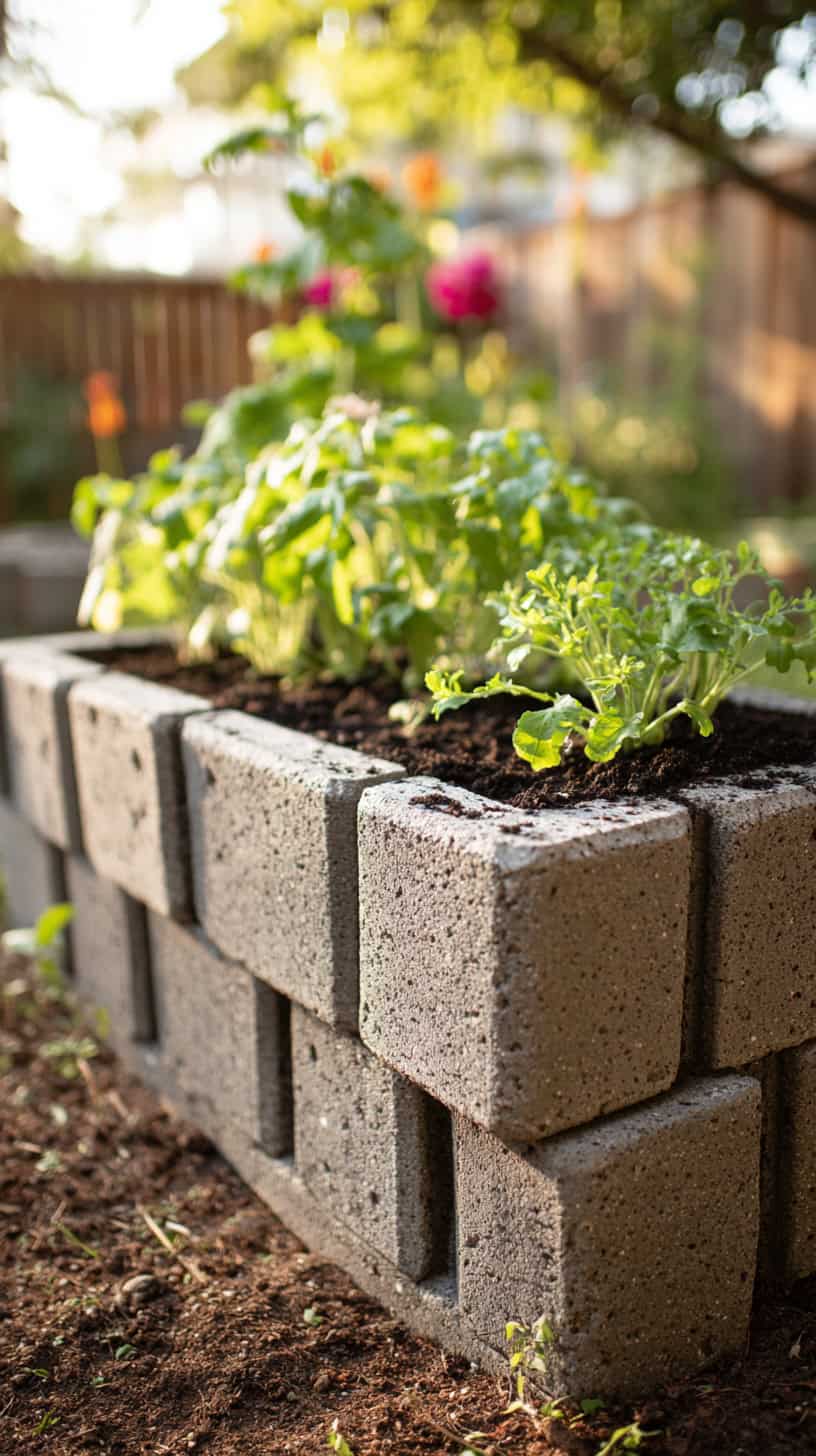 Budget Wall Block Raised Bed - Image 2