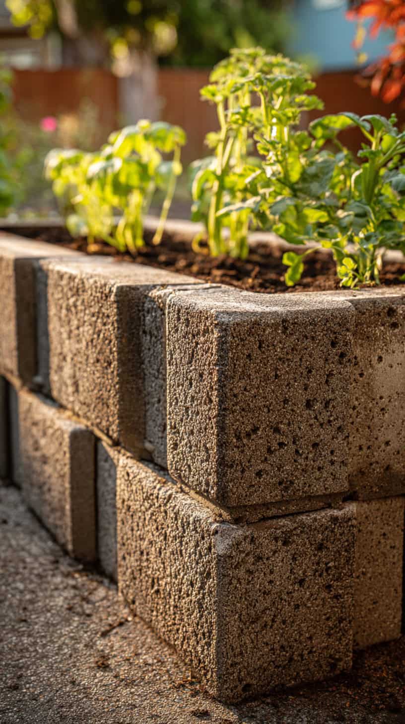 Budget Wall Block Raised Bed - Image 1