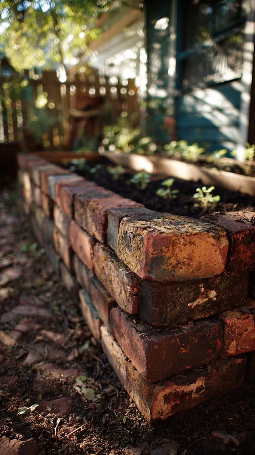 Charming Brick Planter Ideas with Reclaimed Bricks - Image 1