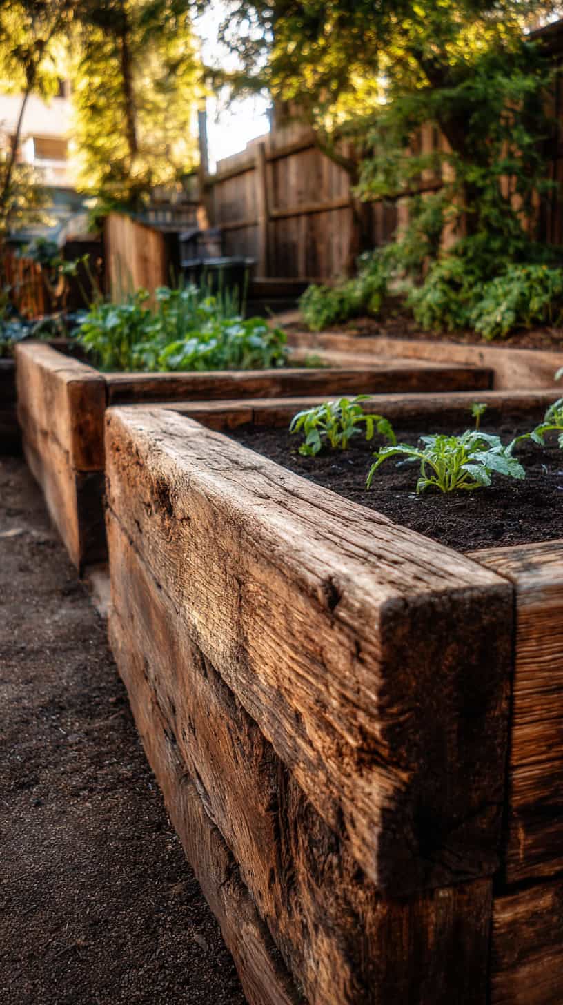 Charming Timber Garden Beds - Image 1