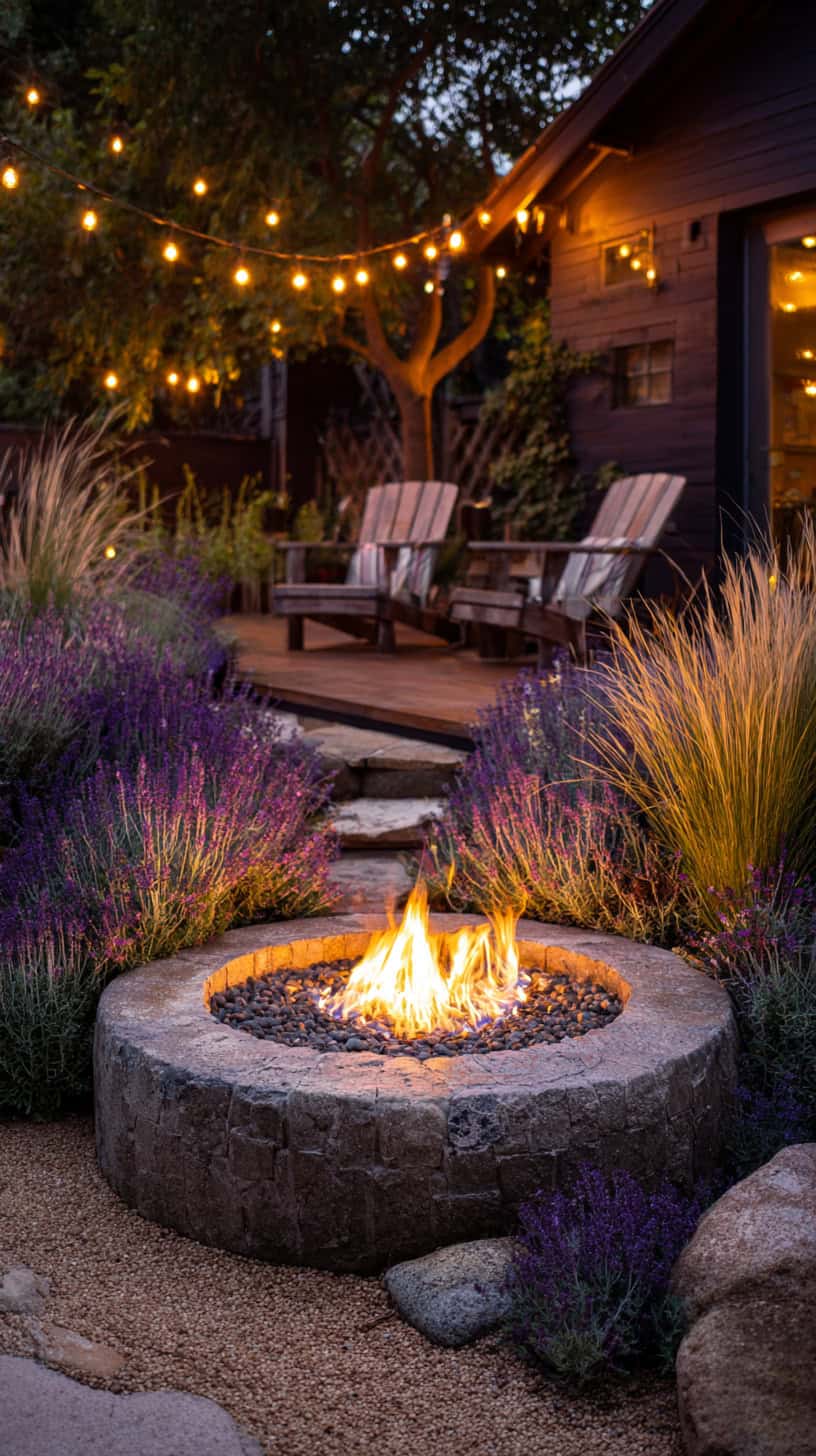 Compact Fire Pit Garden - Image 1