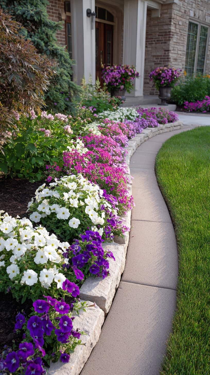 DIY Flower Beds In Front Of House That Wow the Neighbors - Image 1
