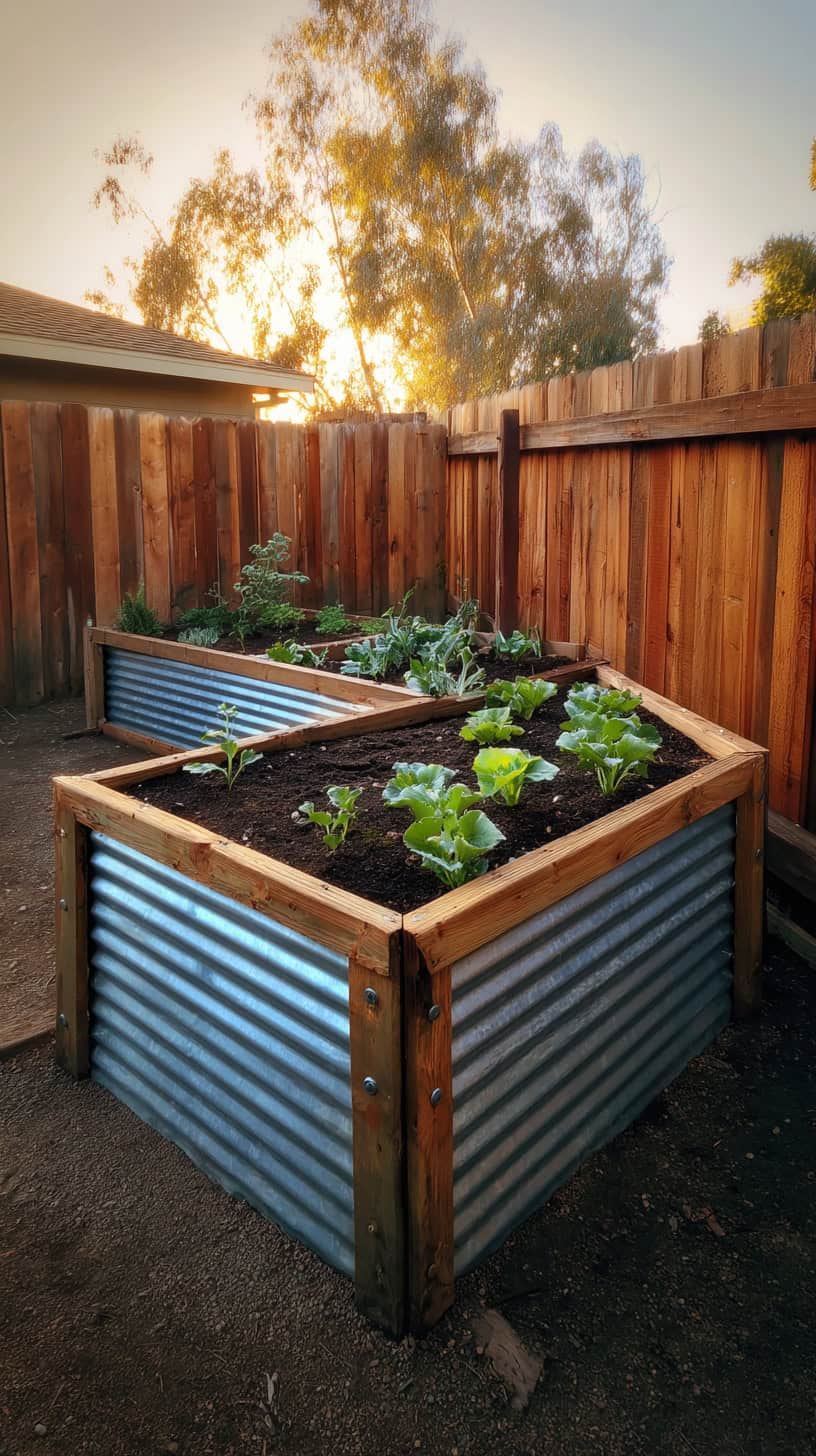 Diy Galvanized Corner Unit - Image 1