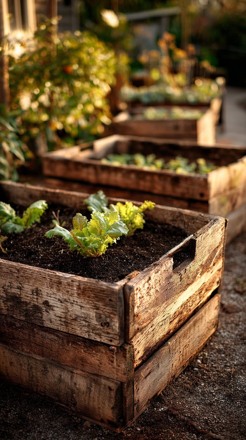 DIY Wood Crate Garden - Image 1